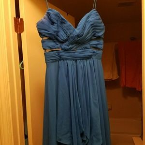 Blue High/Low Dress